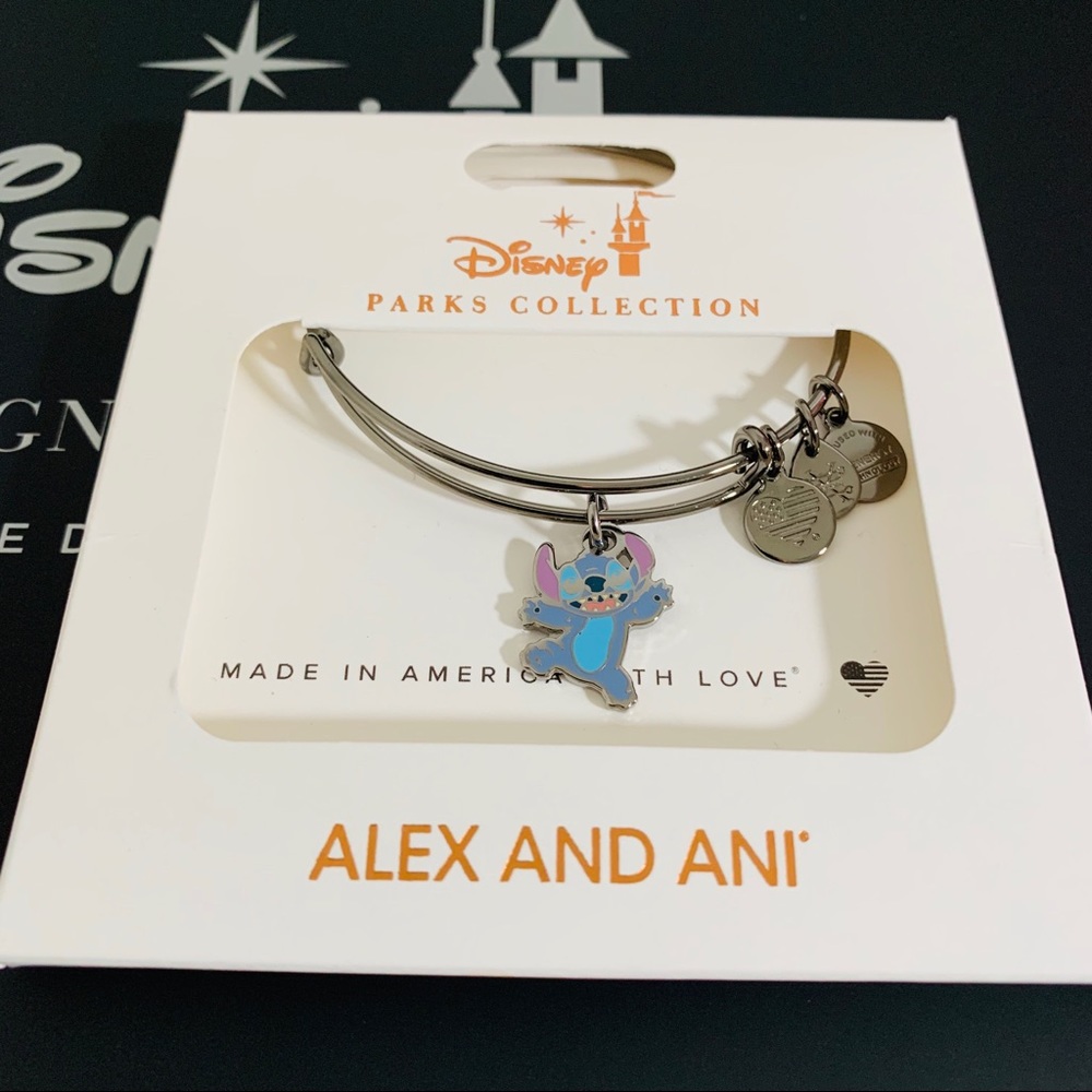 Alex and Ani Stitch Bangle - Picture 2 of 4
